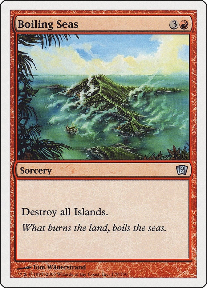 Image for Boiling Seas (178) (9ED) - Magic: The Gathering