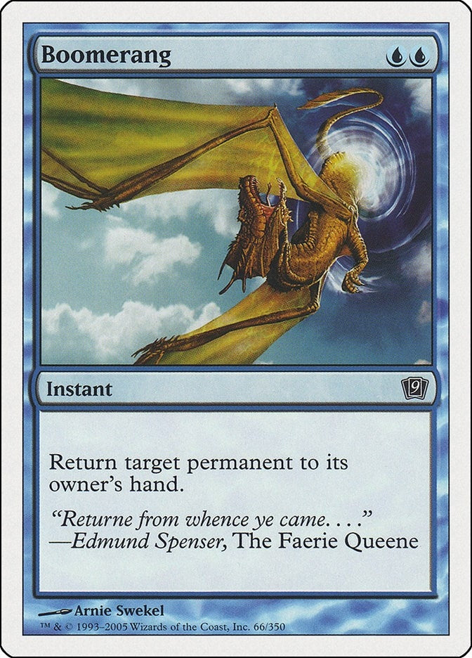 Image for Boomerang (66) (9ED) - Magic: The Gathering