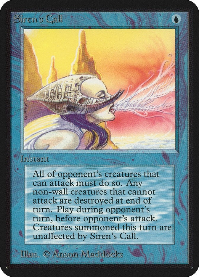 Image for Siren's Call (LEA) - Magic: The Gathering