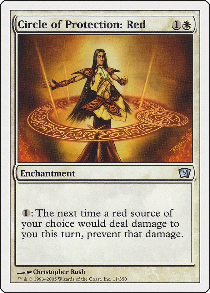 Image for Circle of Protection: Red (11) (9ED) - Magic: The Gathering