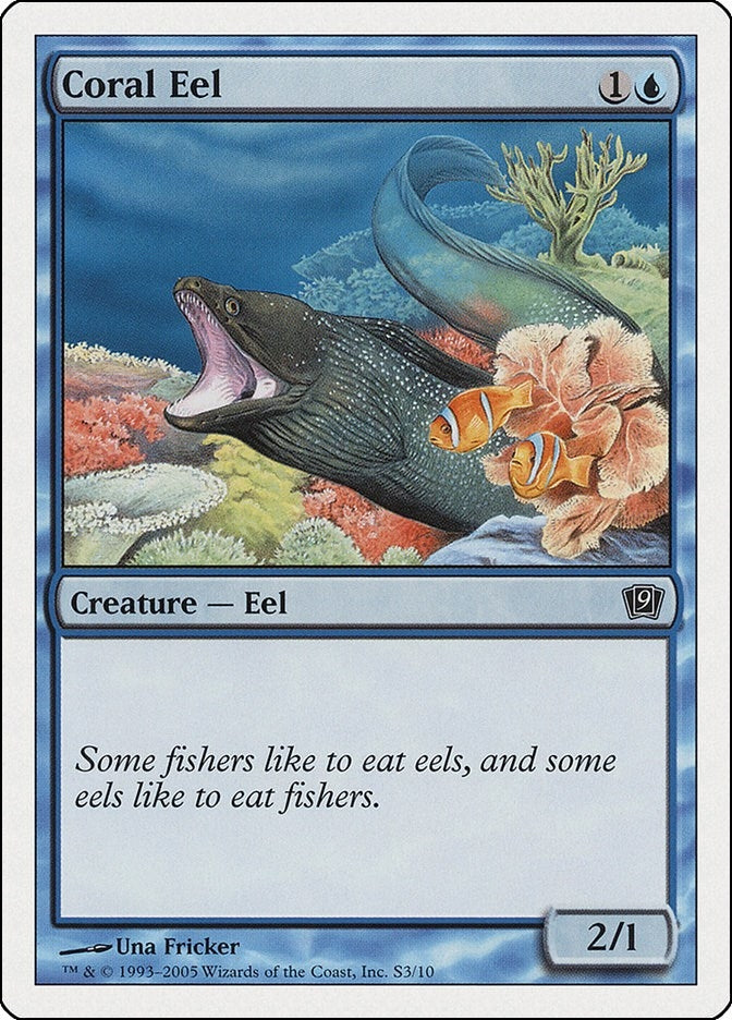 Image for Coral Eel (S3) (9ED) - Magic: The Gathering