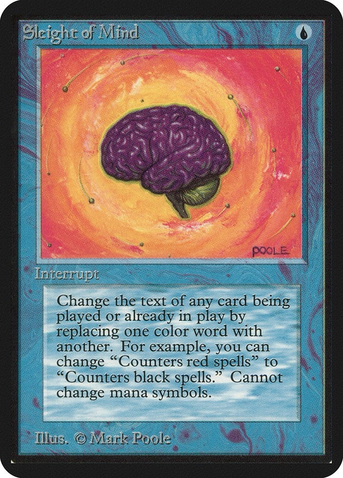 Image for Sleight of Mind (LEA) - Magic: The Gathering
