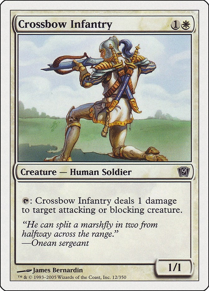 Image for Crossbow Infantry (12) (9ED) - Magic: The Gathering