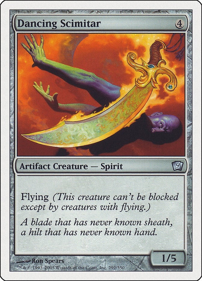 Image for Dancing Scimitar (292) (9ED) - Magic: The Gathering