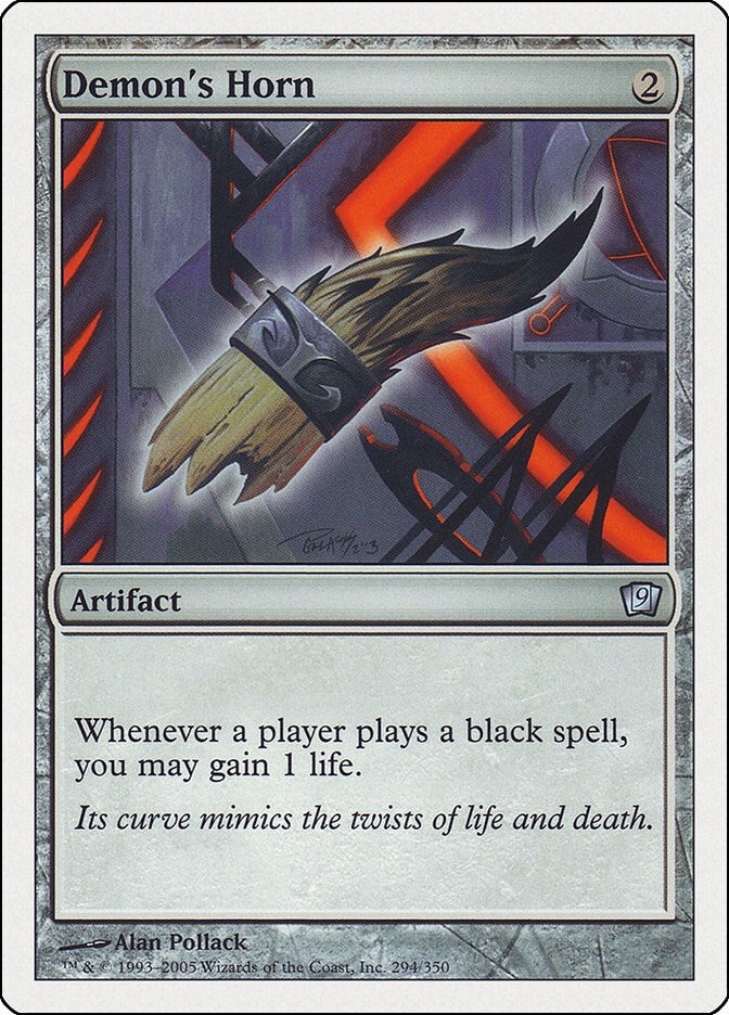 Image for Demon's Horn (294) (9ED) - Magic: The Gathering