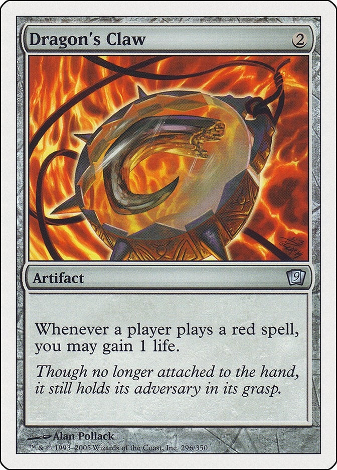 Image for Dragon's Claw (296) (9ED) - Magic: The Gathering