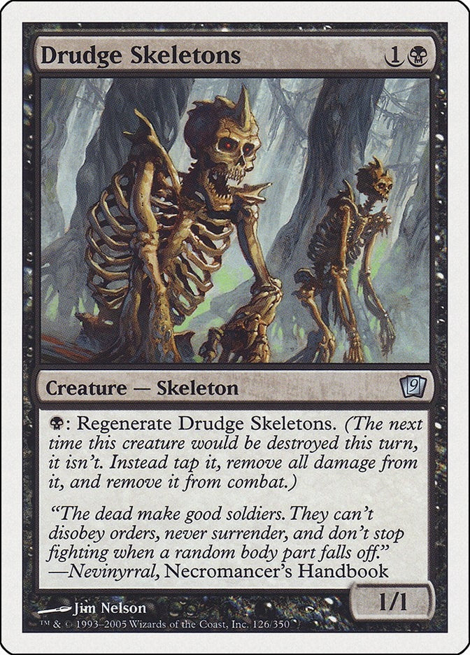 Image for Drudge Skeletons (126) (9ED) - Magic: The Gathering