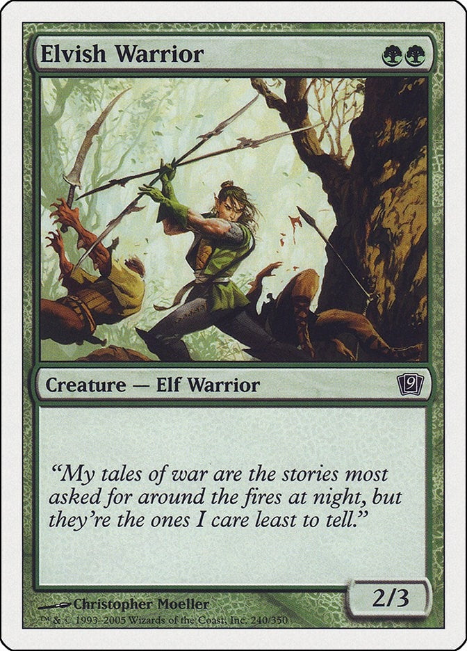 Image for Elvish Warrior (240) (9ED) - Magic: The Gathering
