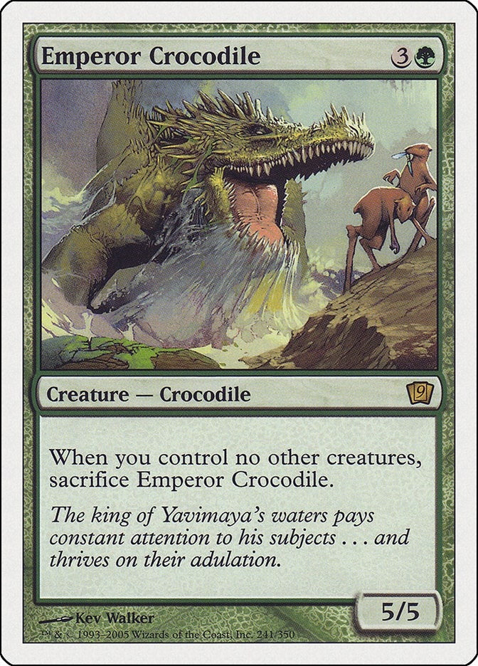 Image for Emperor Crocodile (241) (9ED) - Magic: The Gathering