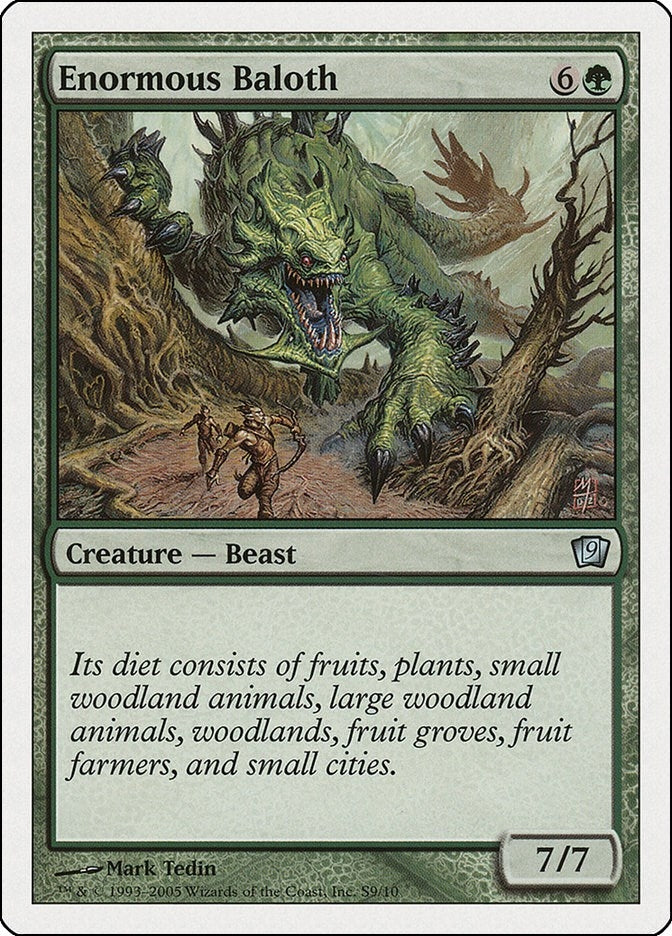 Image for Enormous Baloth (S9) (9ED) - Magic: The Gathering