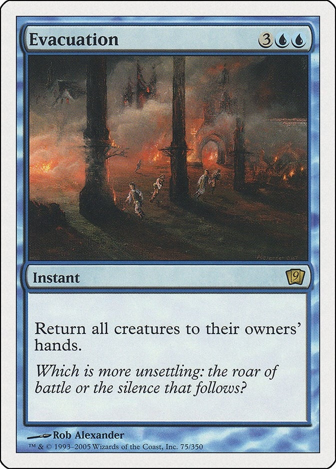 Image for Evacuation (75) (9ED) - Magic: The Gathering