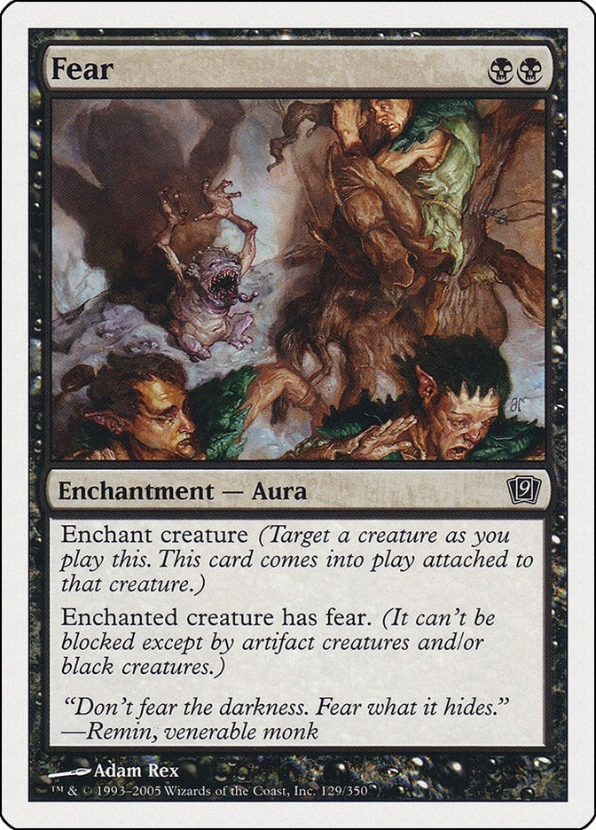Image for Fear (129) (9ED) - Magic: The Gathering