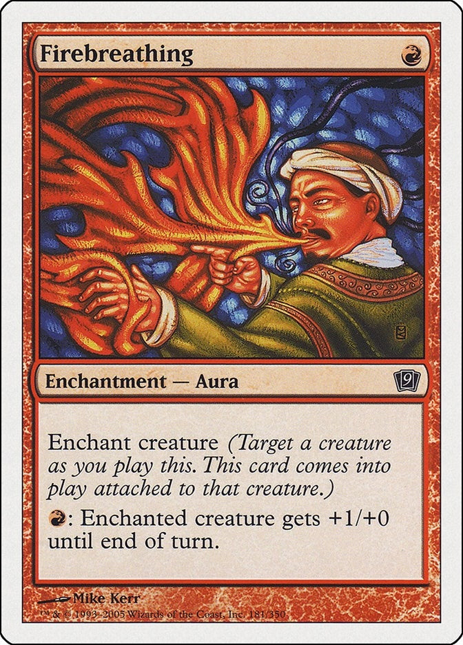 Image for Firebreathing (181) (9ED) - Magic: The Gathering