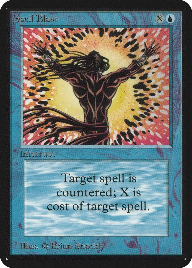 Image for Spell Blast (LEA) - Magic: The Gathering