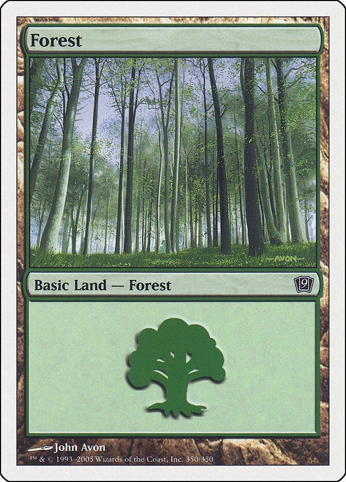 Image for Forest (350) (350) (9ED) - Magic: The Gathering