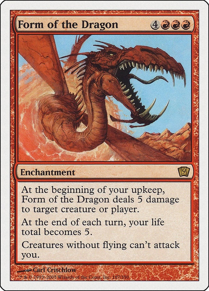 Image for Form of the Dragon (187) (9ED) - Magic: The Gathering