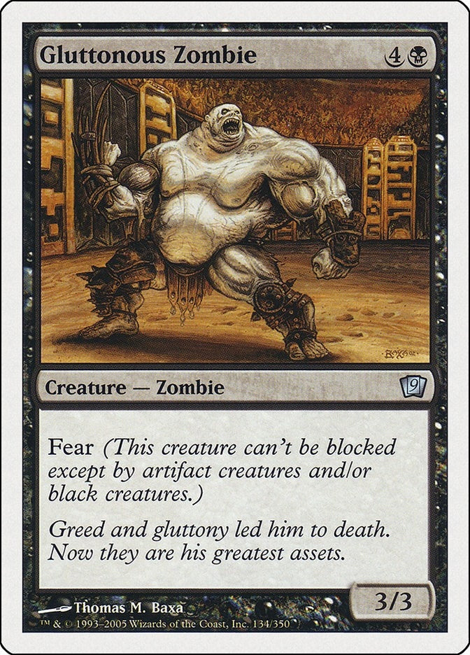 Image for Gluttonous Zombie (134) (9ED) - Magic: The Gathering