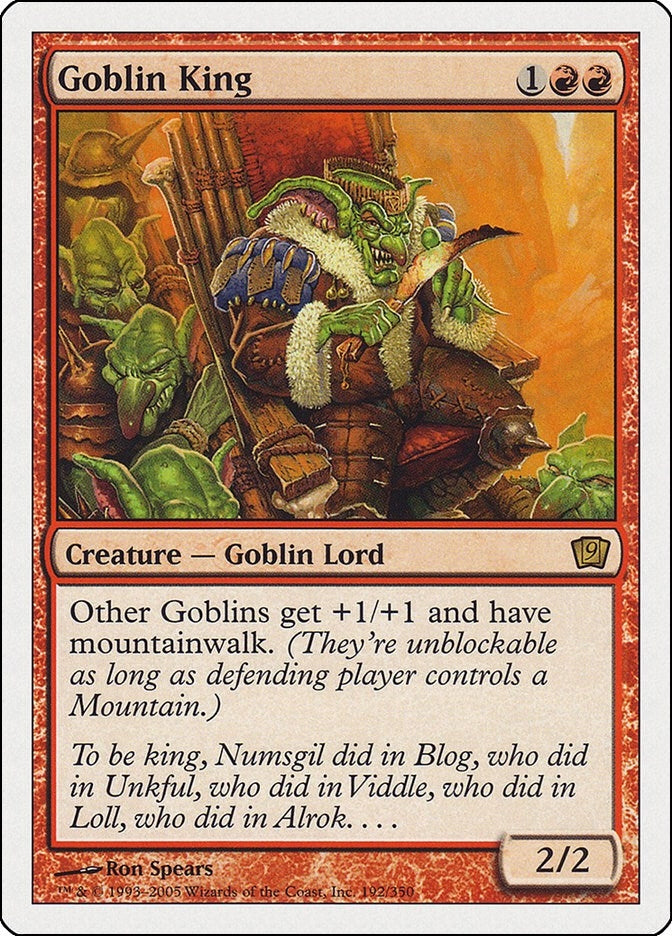 Image for Goblin King (192) (9ED) - Magic: The Gathering