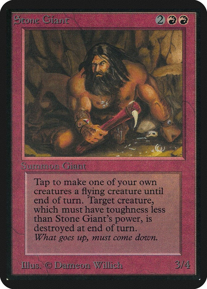 Image for Stone Giant (LEA) - Magic: The Gathering