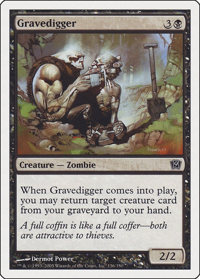 Image for Gravedigger (136) (9ED) - Magic: The Gathering