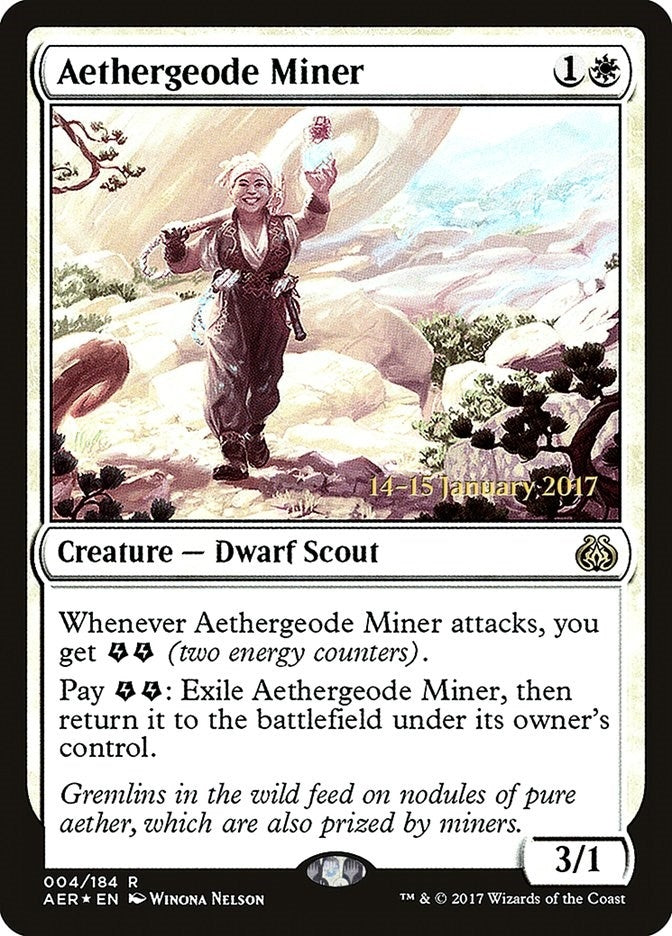 Image for Aethergeode Miner (4) (PRE) - Magic: The Gathering
