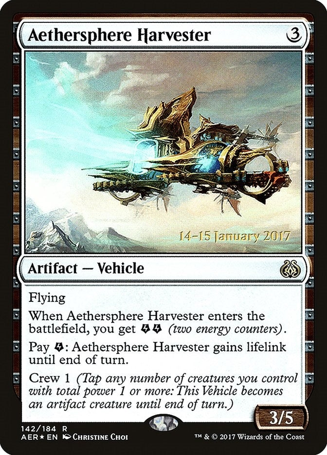 Image for Aethersphere Harvester (142) (PRE) - Magic: The Gathering