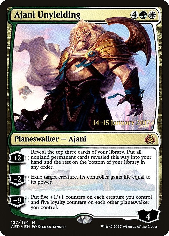 Image for Ajani Unyielding (127) (PRE) - Magic: The Gathering