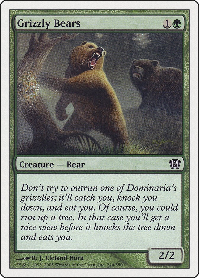 Image for Grizzly Bears (246) (9ED) - Magic: The Gathering