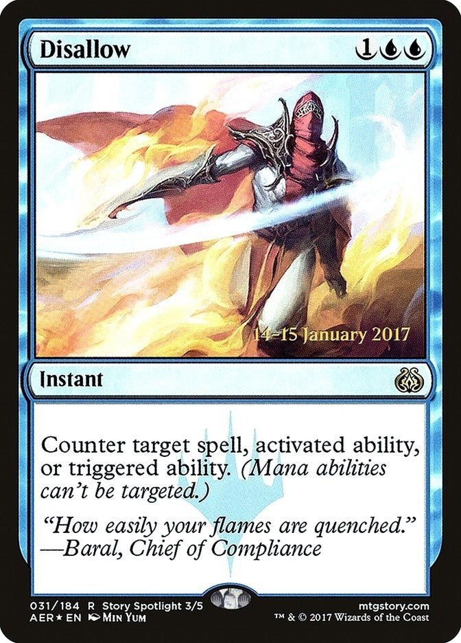 Image for Disallow (31) (PRE) - Magic: The Gathering
