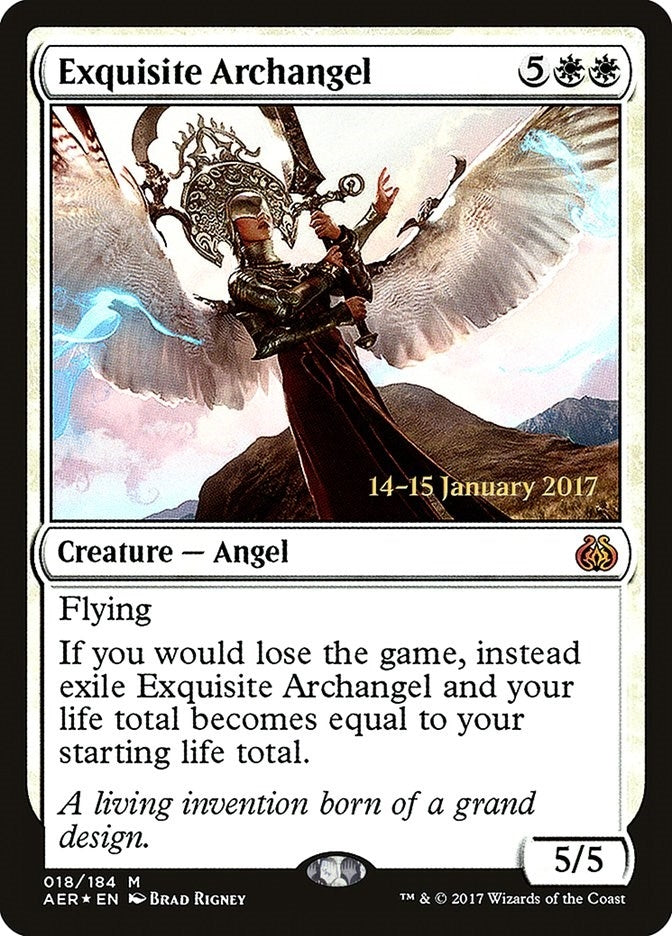 Image for Exquisite Archangel (18) (PRE) - Magic: The Gathering