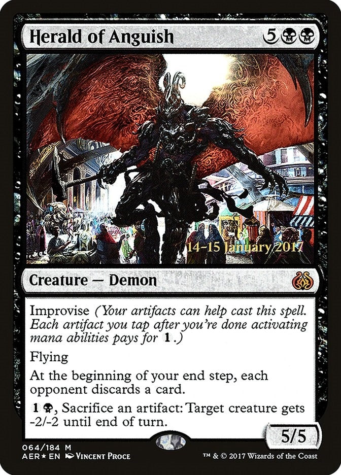 Image for Herald of Anguish (64) (PRE) - Magic: The Gathering