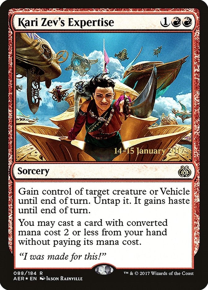 Image for Kari Zev's Expertise (88) (PRE) - Magic: The Gathering