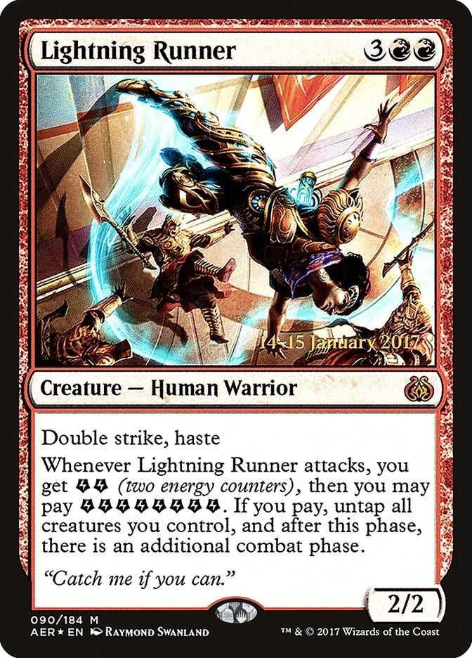 Image for Lightning Runner (90) (PRE) - Magic: The Gathering