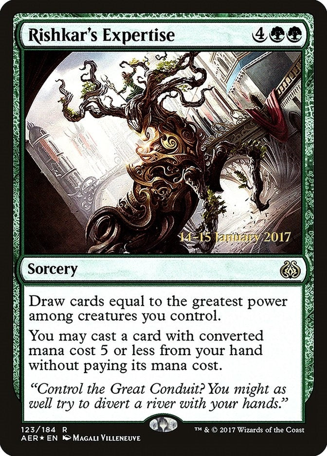 Image for Rishkar's Expertise (123) (PRE) - Magic: The Gathering