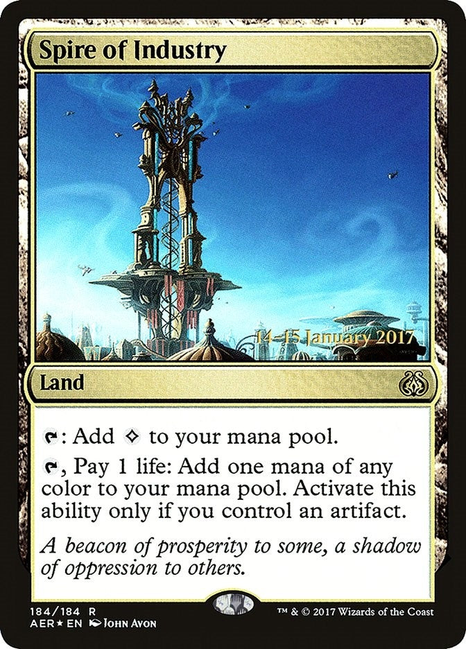 Image for Spire of Industry (184) (PRE) - Magic: The Gathering