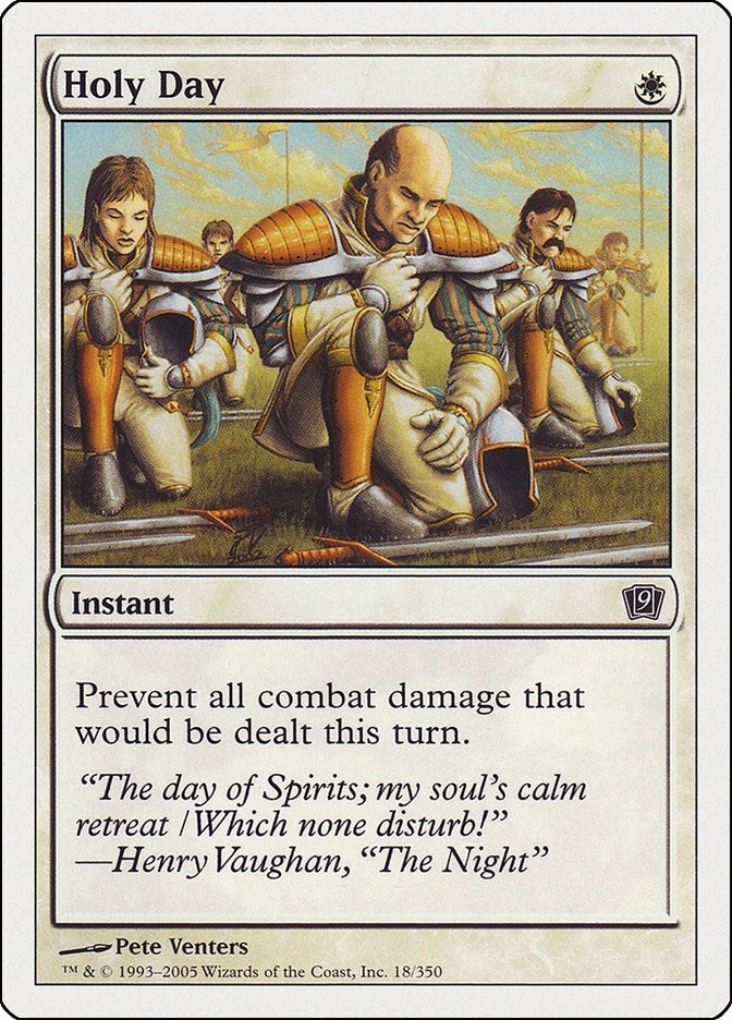 Image for Holy Day (18) (9ED) - Magic: The Gathering