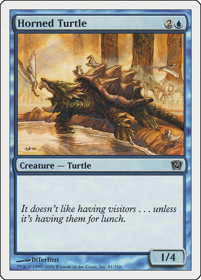 Image for Horned Turtle (81) (9ED) - Magic: The Gathering