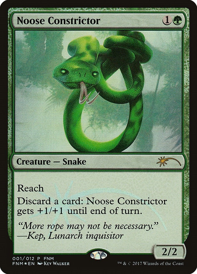 Image for Noose Constrictor (1) (FNM) - Magic: The Gathering