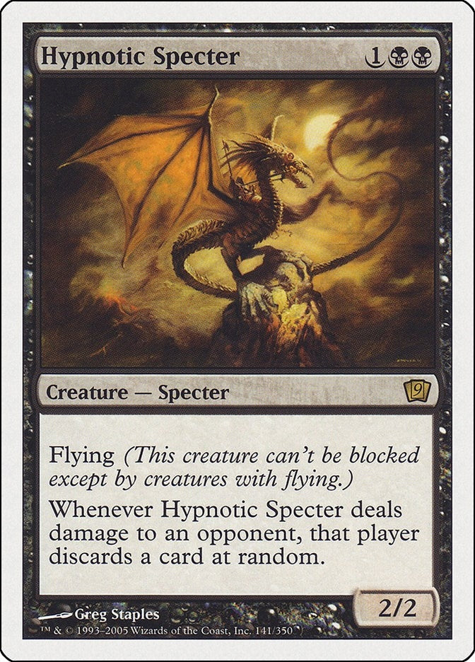 Image for Hypnotic Specter (141) (9ED) - Magic: The Gathering