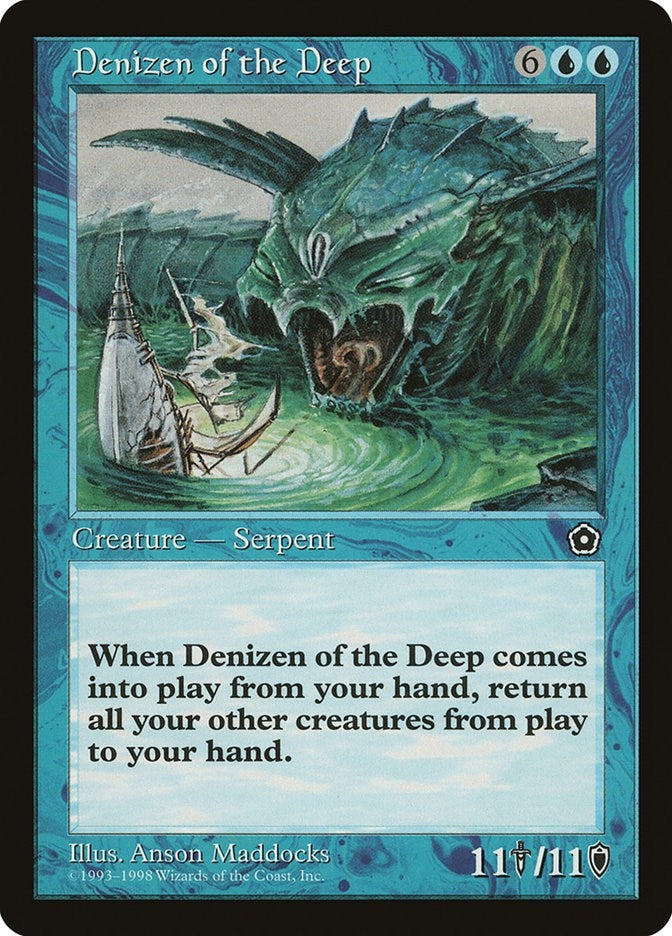 Image for Denizen of the Deep (P02) - Magic: The Gathering