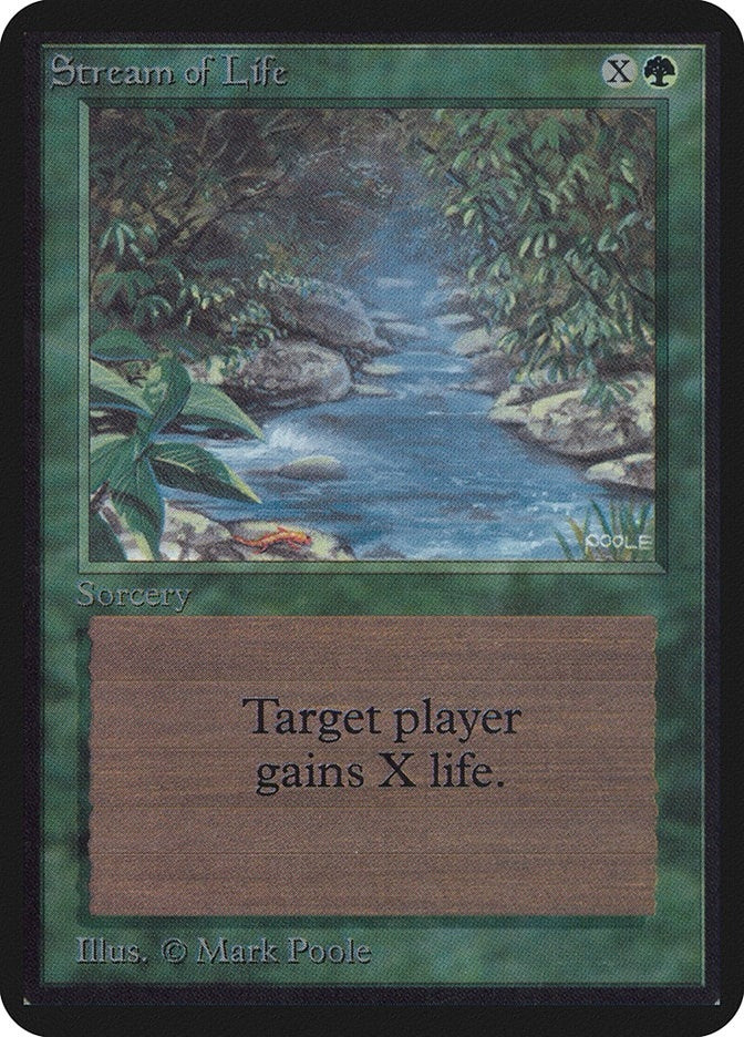 Image for Stream of Life (LEA) - Magic: The Gathering
