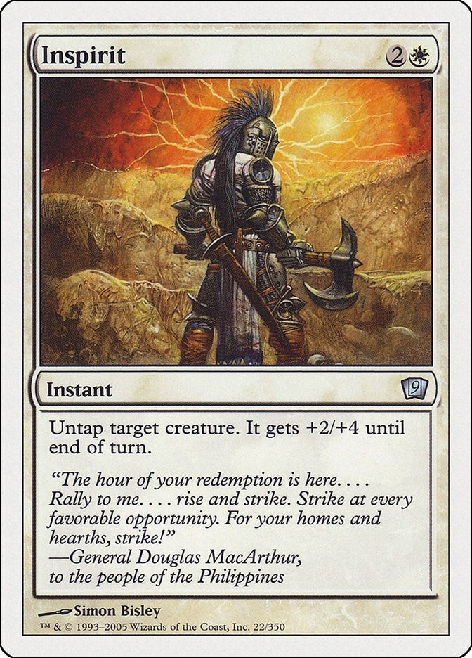 Image for Inspirit (22) (9ED) - Magic: The Gathering