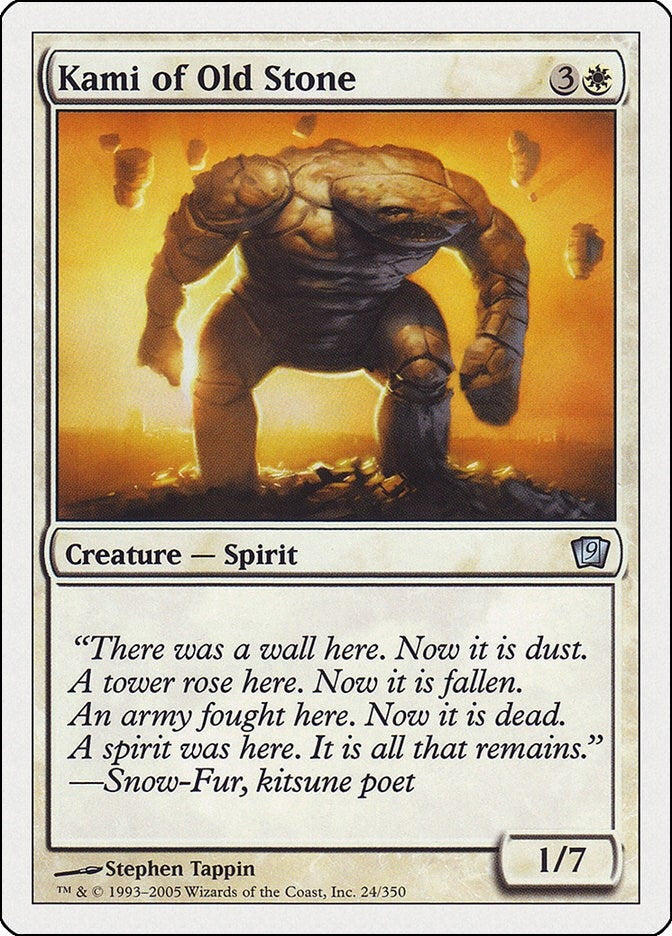 Image for Kami of Old Stone (24) (9ED) - Magic: The Gathering