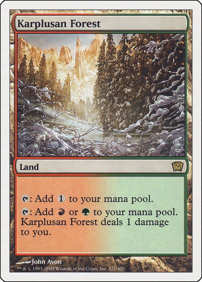 Image for Karplusan Forest (321) (9ED) - Magic: The Gathering