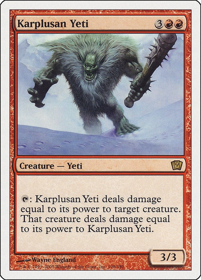 Image for Karplusan Yeti (198) (9ED) - Magic: The Gathering