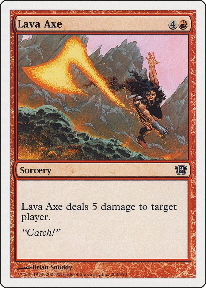 Image for Lava Axe (200) (9ED) - Magic: The Gathering