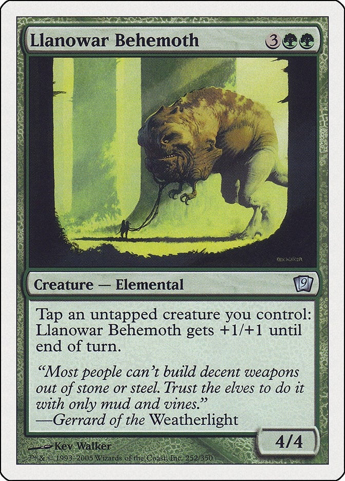 Image for Llanowar Behemoth (252) (9ED) - Magic: The Gathering