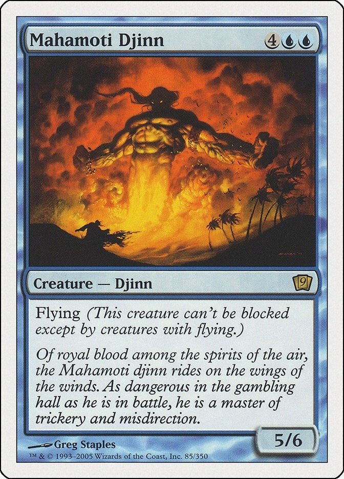 Image for Mahamoti Djinn (85) (9ED) - Magic: The Gathering
