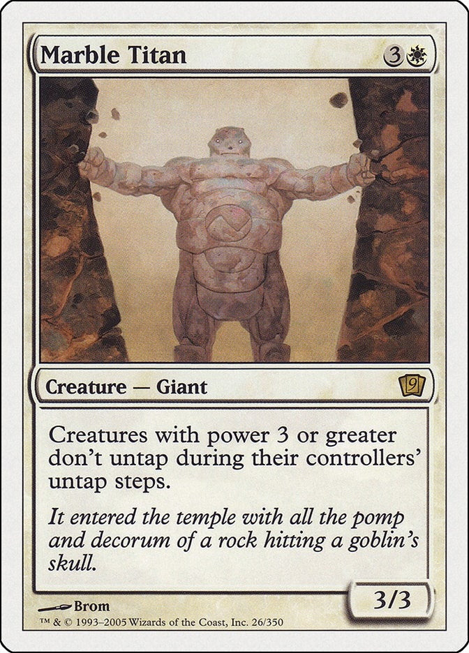 Image for Marble Titan (26) (9ED) - Magic: The Gathering