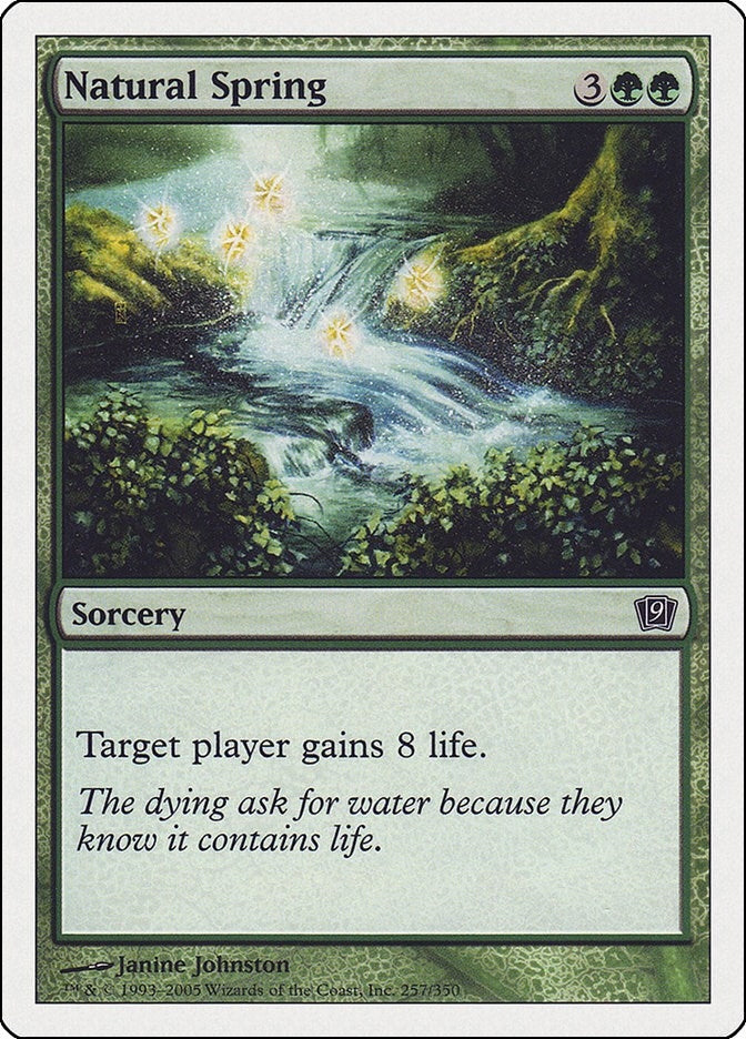 Image for Natural Spring (257) (9ED) - Magic: The Gathering